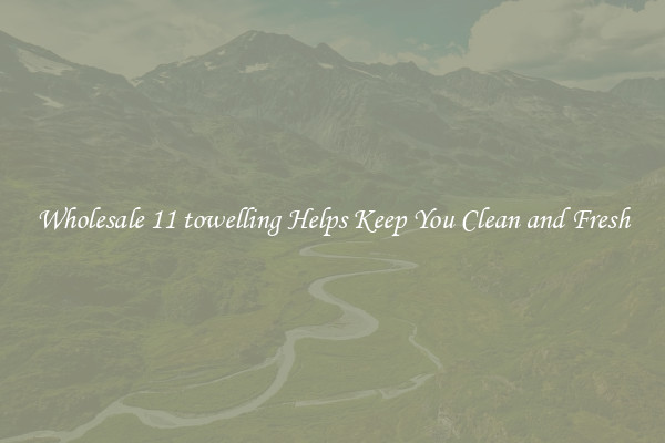 Wholesale 11 towelling Helps Keep You Clean and Fresh