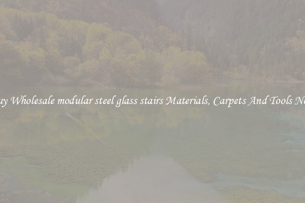 Buy Wholesale modular steel glass stairs Materials, Carpets And Tools Now