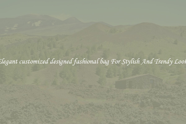 Elegant customized designed fashional bag For Stylish And Trendy Looks